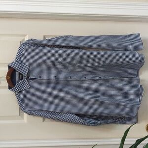 Boss Hugo Boss Men's 100% CottonLong Sleeve Button Down Plaid Dress Shirt Sz XXL